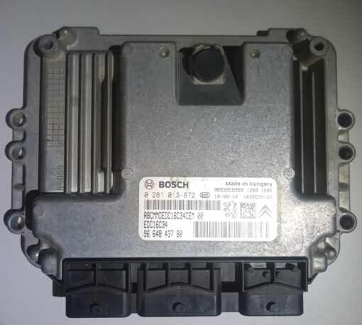 9668443780-0281013872 BOSCH EDC16C34