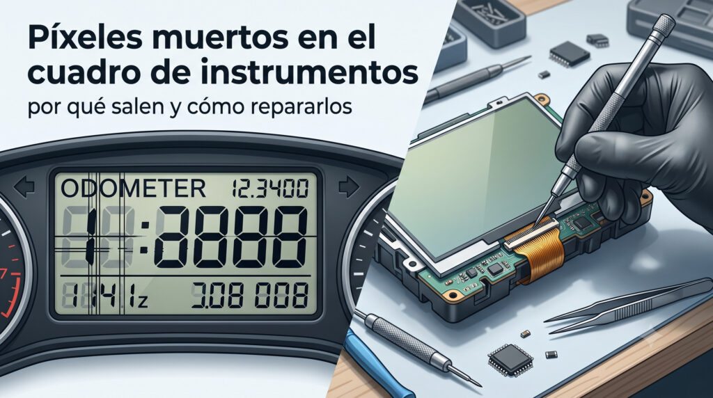 Píxeles muertos en el cuadro de instrumentos por qué salen y cómo repararlos